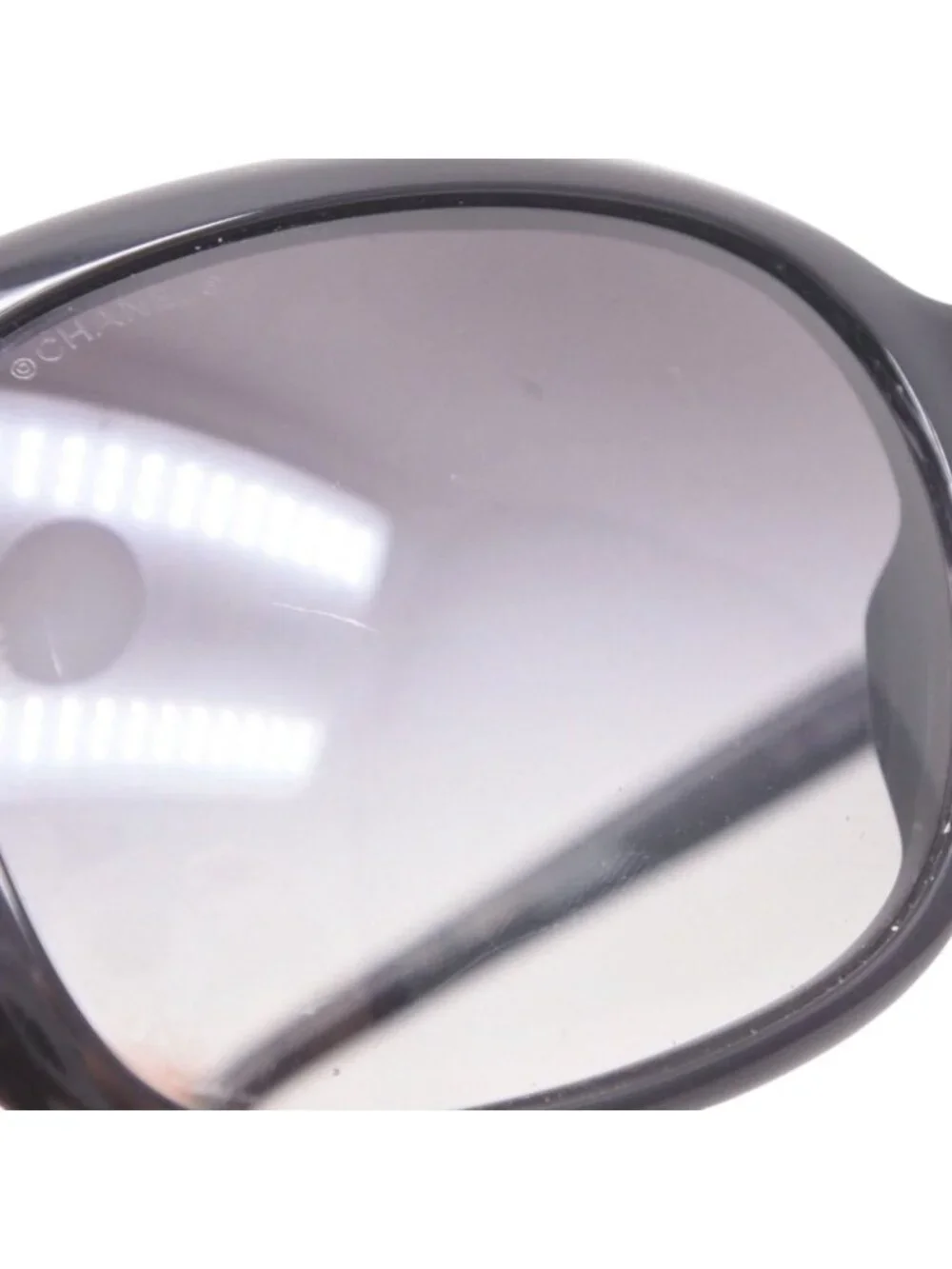 Chanel Sunglasses Eyewear CC Logo White Black
